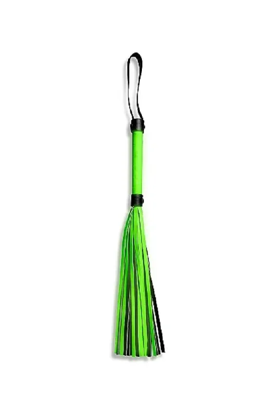 Ouch by Shots Toys - Glow - Flogger - Glow in the Dark