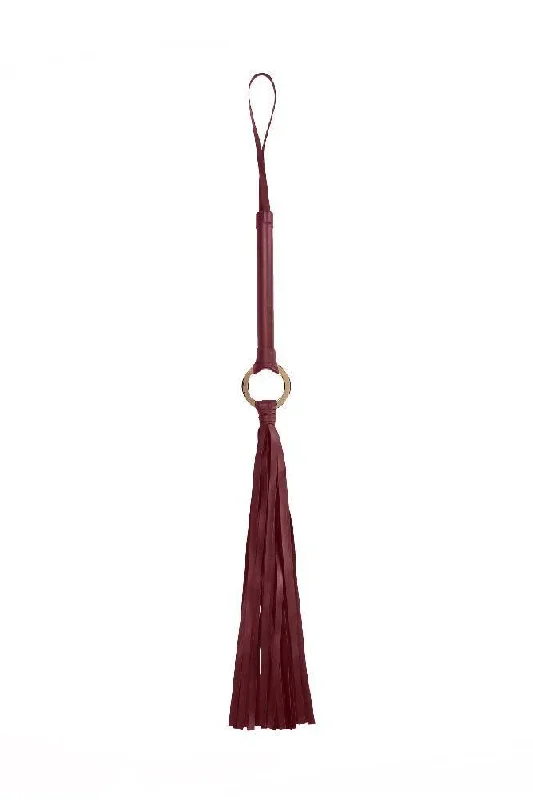 Ouch by Shots Toys - Halo - Flogger - Burgundy