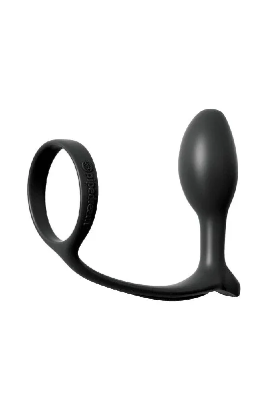 Pipedream - Anal Fantasy - Ass-gasm Cock Ring Beginners Plug - Black