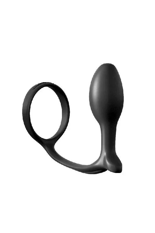 pipedream-anal-fantasy-ass-gasm-cock-ring-beginners-plug-black