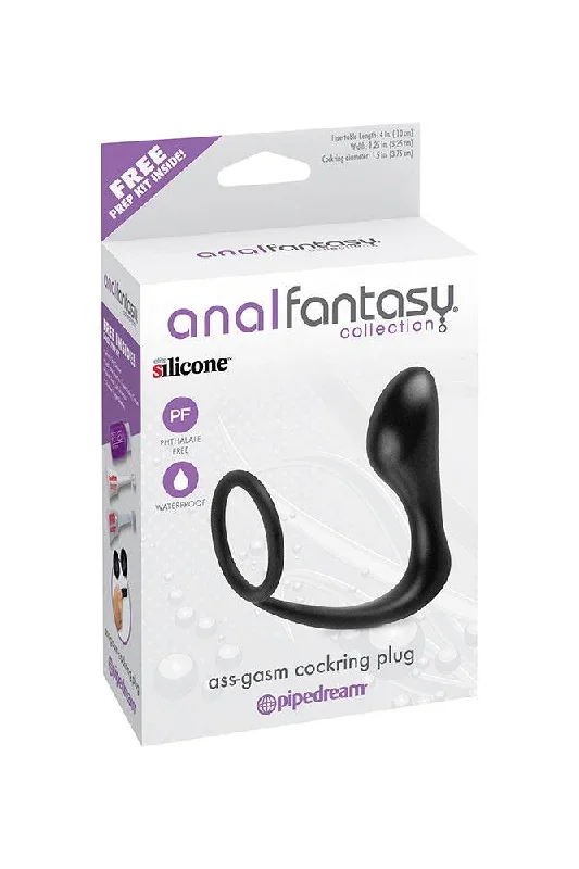 pipedream-anal-fantasy-ass-gasm-cock-ring-butt-plug-black