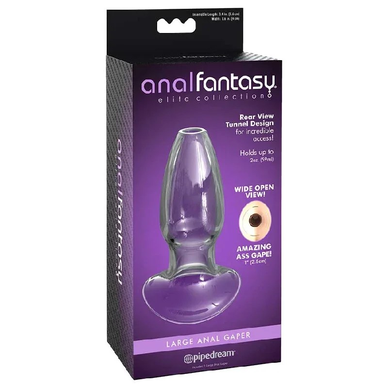 pipedream-anal-fantasy-elite-large-anal-gaper-clear-glass-open-tunnel-butt-plug