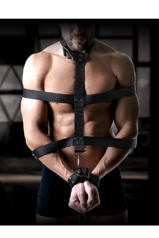 pipedream-command-by-sir-richards-body-binder-restraint-kit-black