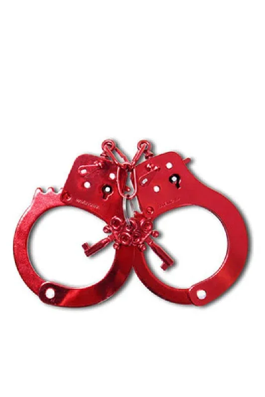 Pipedream - Fetish Fantasy - Anodized Cuffs - Red