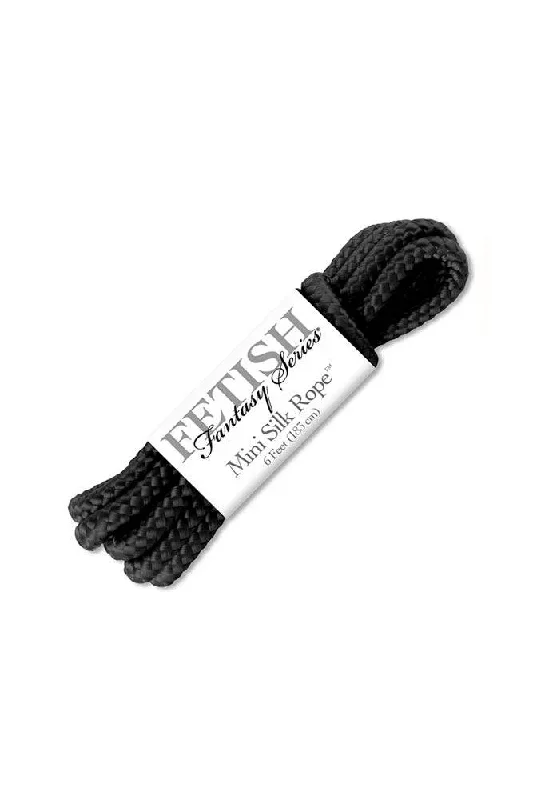 Pipedream - Fetish Fantasy - Mini Silk Rope - Black