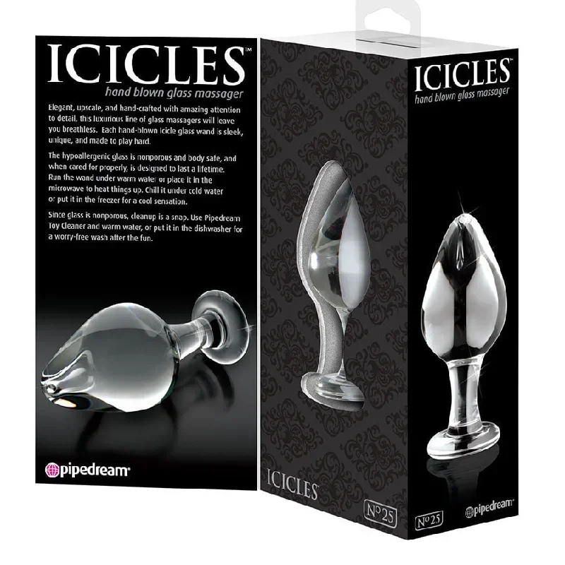 pipedream-products-icicles-no-25-glass-anal-butt-plug