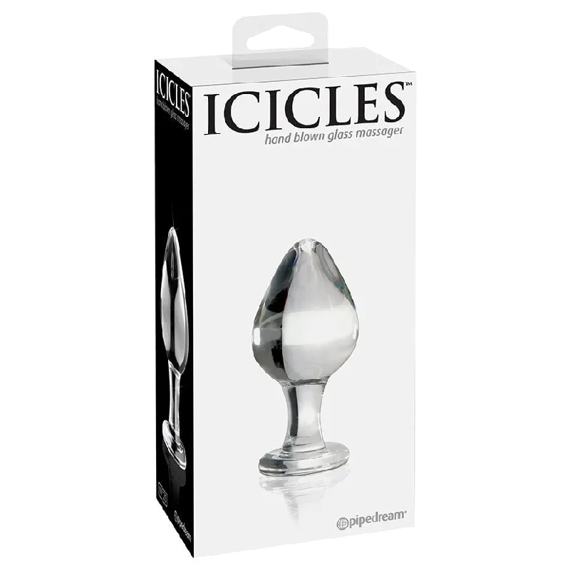 pipedream-products-icicles-no-25-glass-anal-butt-plug