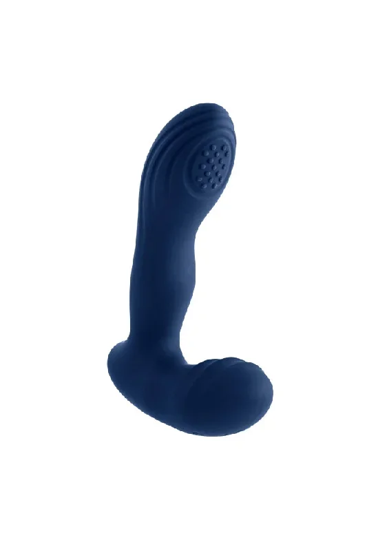 playboy-pleasure-pleaser-warming-tapping-prostate-massager-blue