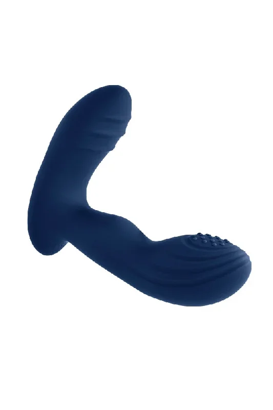 playboy-pleasure-pleaser-warming-tapping-prostate-massager-blue