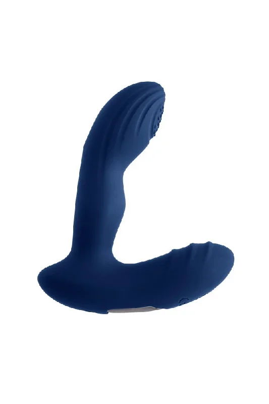 playboy-pleasure-pleaser-warming-tapping-prostate-massager-blue