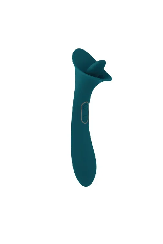 playboy-true-indulgence-dual-ended-flickering-tongue-vibrator-teal