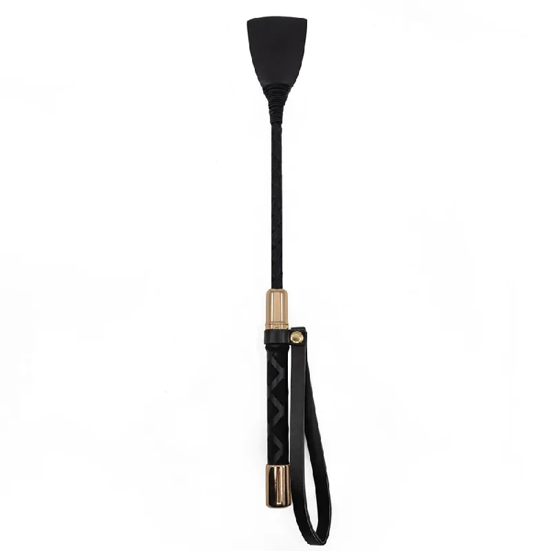 Poison Rose Gold Tipped Short Riding Crop