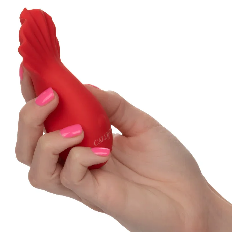 Red Hot Fuego Discreet Vibrating Fan-Shaped Massager