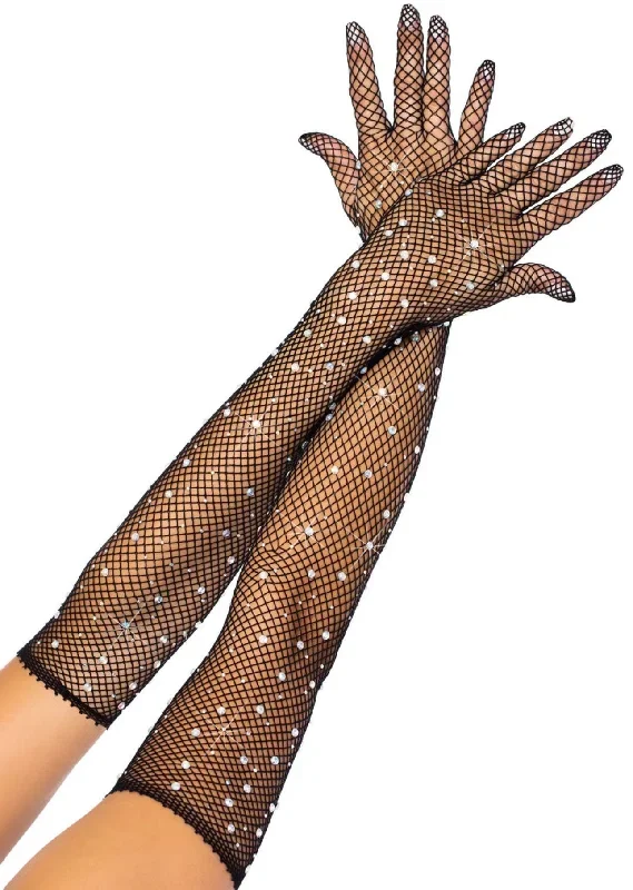 rhinestone-long-sleeve-gloves