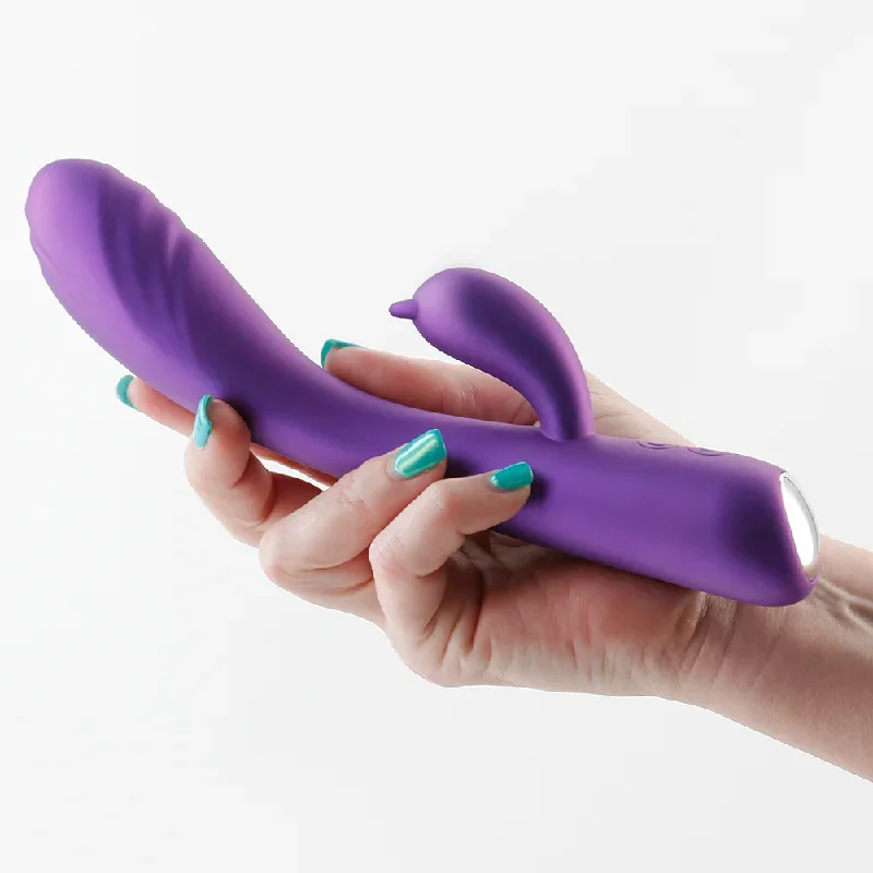 royals-duchess-metallic-silicone-rabbit-vibrator