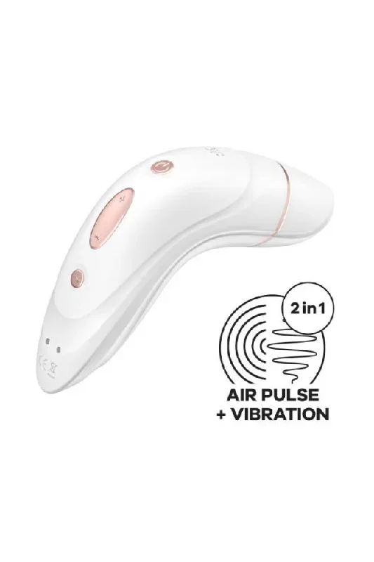 Satisfyer - Pro 1 + Vibration Air Pulse Clitoral Stimulator - White