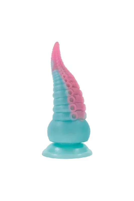 Selopa - Stuck On You Vibrating Tentacle Dildo - Blue/Pink