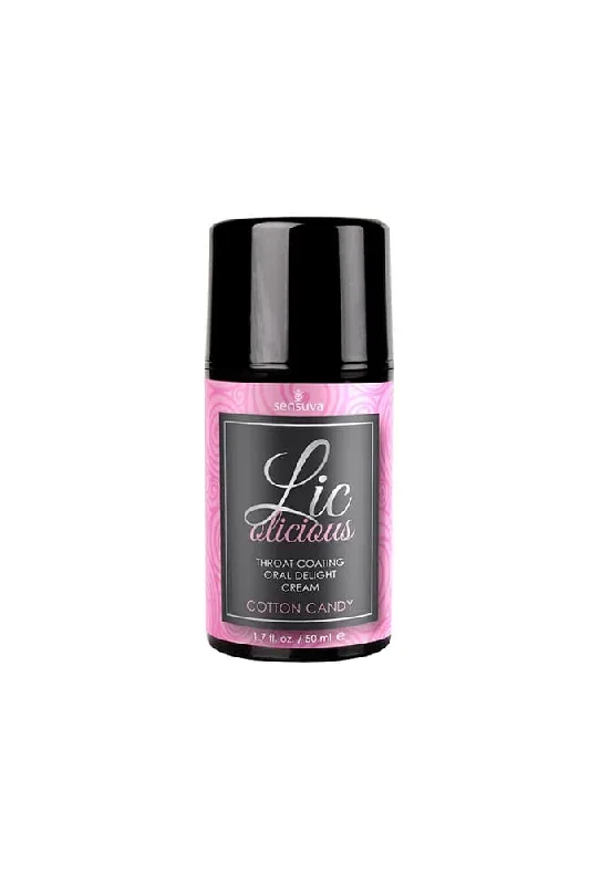 Sensuva - Licolicious - Throat Coating Cream - 1.7oz - Cotton Candy