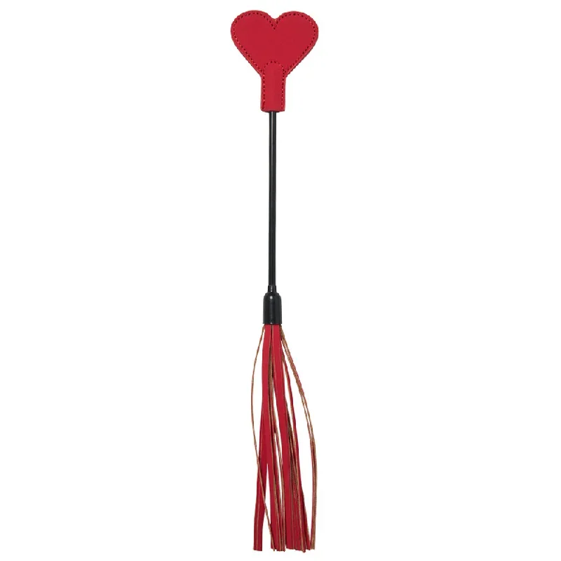 Sex & Mischief Amor Double-Ended Heart Crop & Flogger