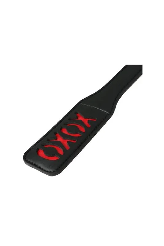 sex-mischief-xoxo-paddle-black-red