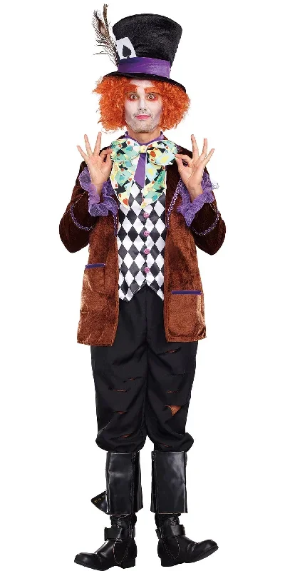 Sexy Hatter Madness Men's Costume