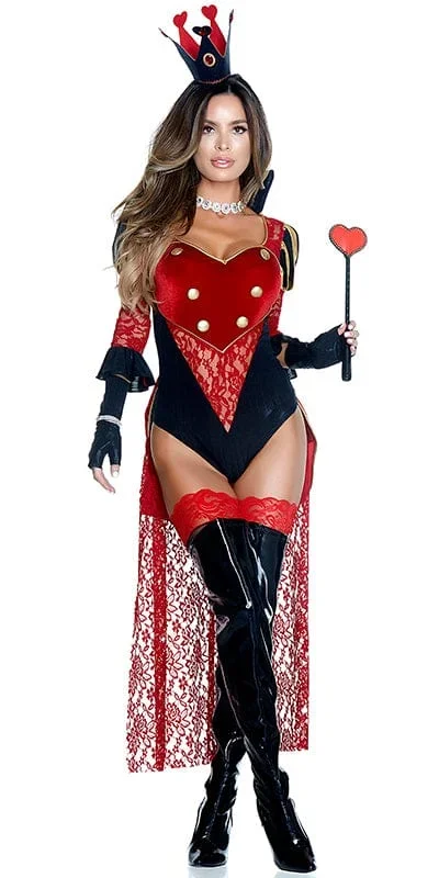 Sexy Queen of Hearts Halloween Costume