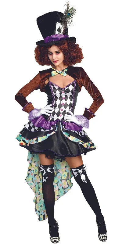 Sexy Whimsical Hatter Madness Storybook Women's Costume