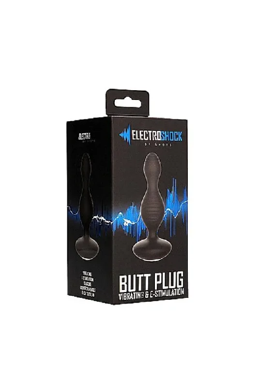 shots-toys-electroshock-vibrating-e-stim-butt-plug-black