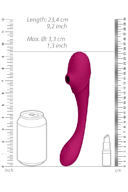 shots-toys-vive-mirai-double-ended-pulse-wave-air-wave-bendable-vibrator-pink