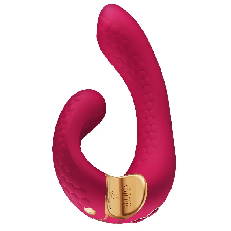 Shunga Miyo Curved Silicone G-Spot & Clitoris Vibrator