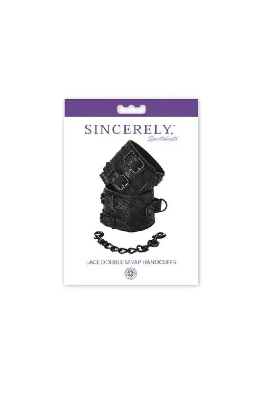 sincerely-by-sportsheets-lace-double-strap-handcuffs-black