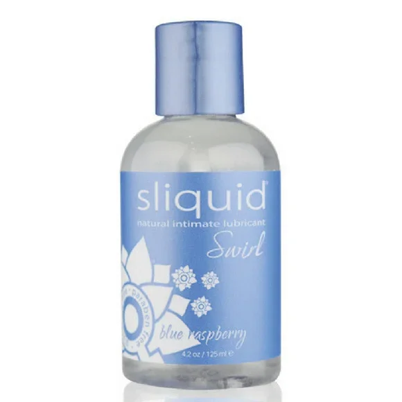 Sliquid Naturals Swirl Blue Raspberry Lubricant 4.2 oz