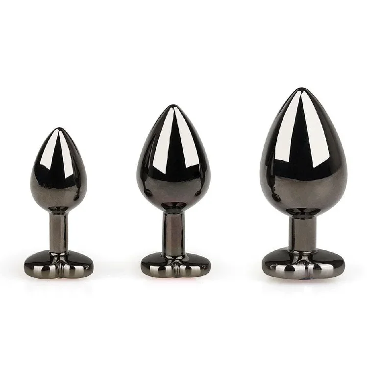 space-black-rainbow-jeweled-metal-plug-3-piece-set