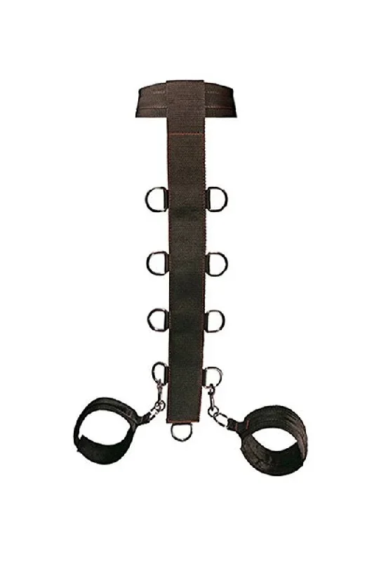 Sportsheets - Manbound - Neck & Wrist Restraint - Black