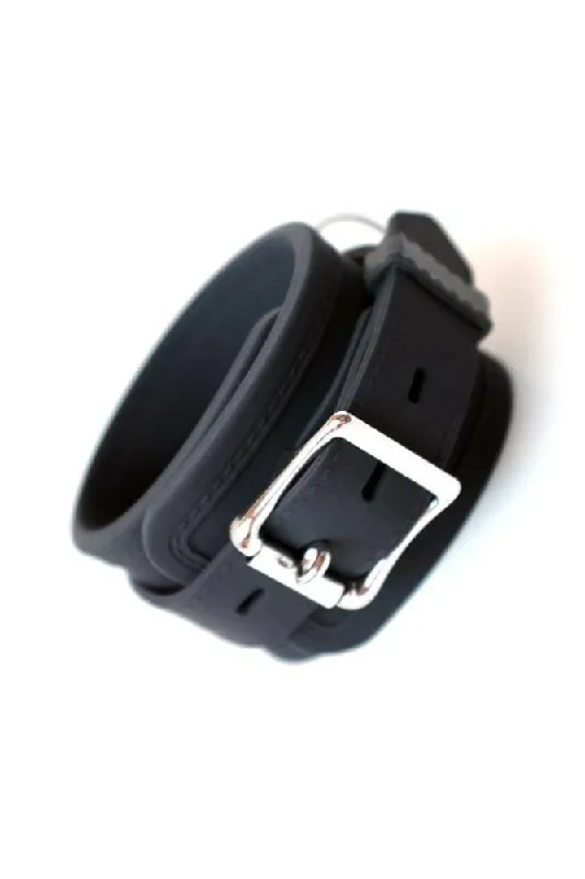 stockroom-locking-silicone-wrist-cuffs-black-silver