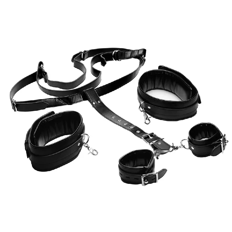 Strict Deluxe Thigh Sling With Wrist Cuffs