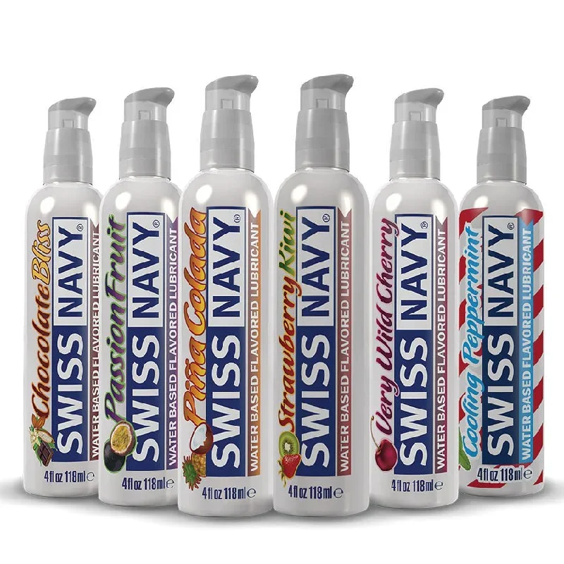 Swiss Navy Water-Based Flavored Edible Sex Lube 4 oz