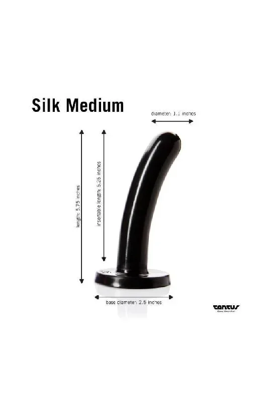 tantus-silk-silicone-dildo-medium-black