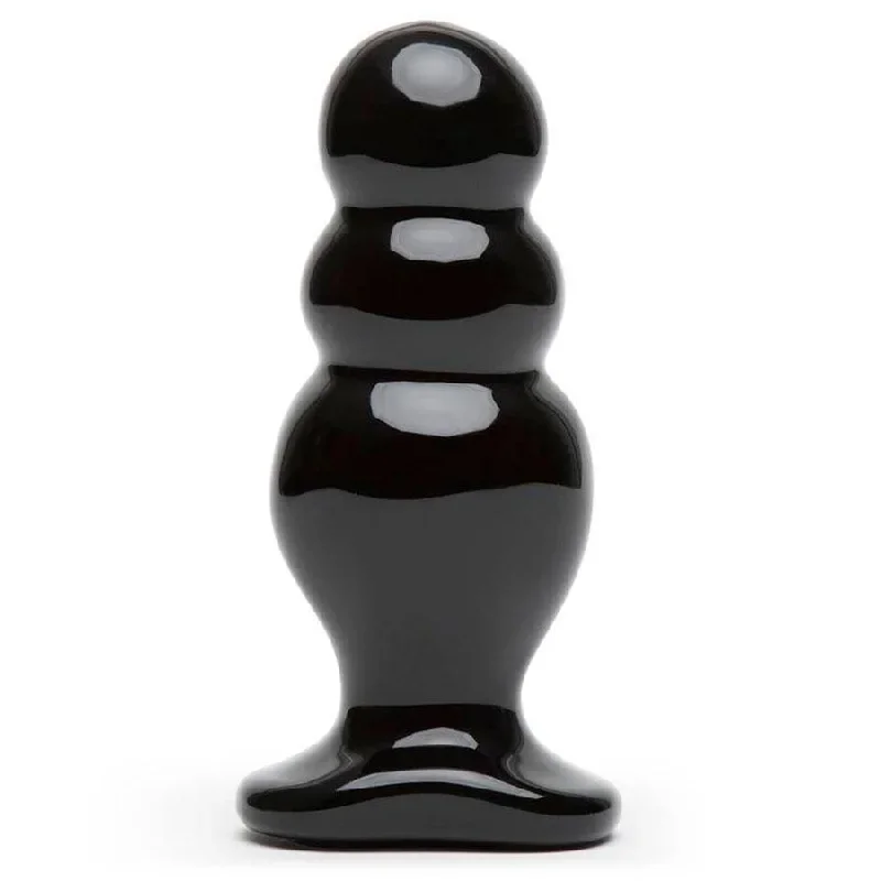 TitanMen Master Tool No. 4 Triple Bump Butt Plug for Men Black