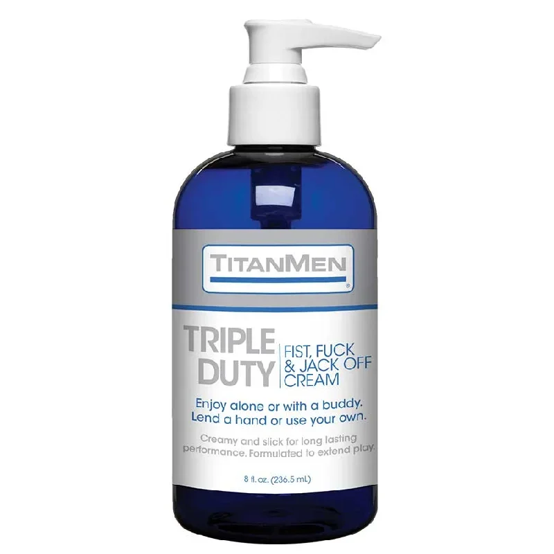 TitanMen Triple Duty Fisting & Jack Off Cream 8 oz