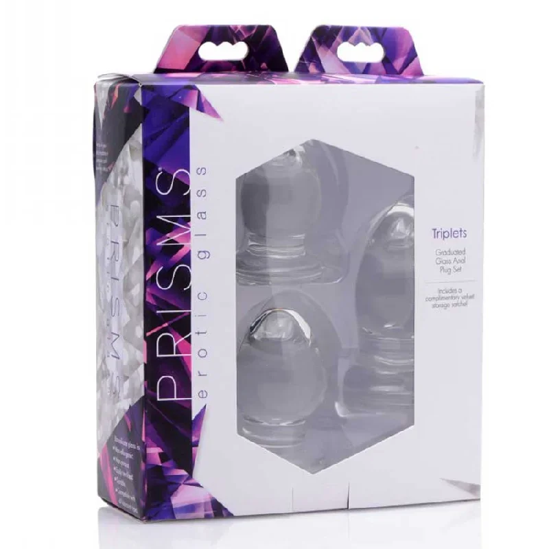 trinity-vibes-triplets-3-piece-glass-anal-plug-kit