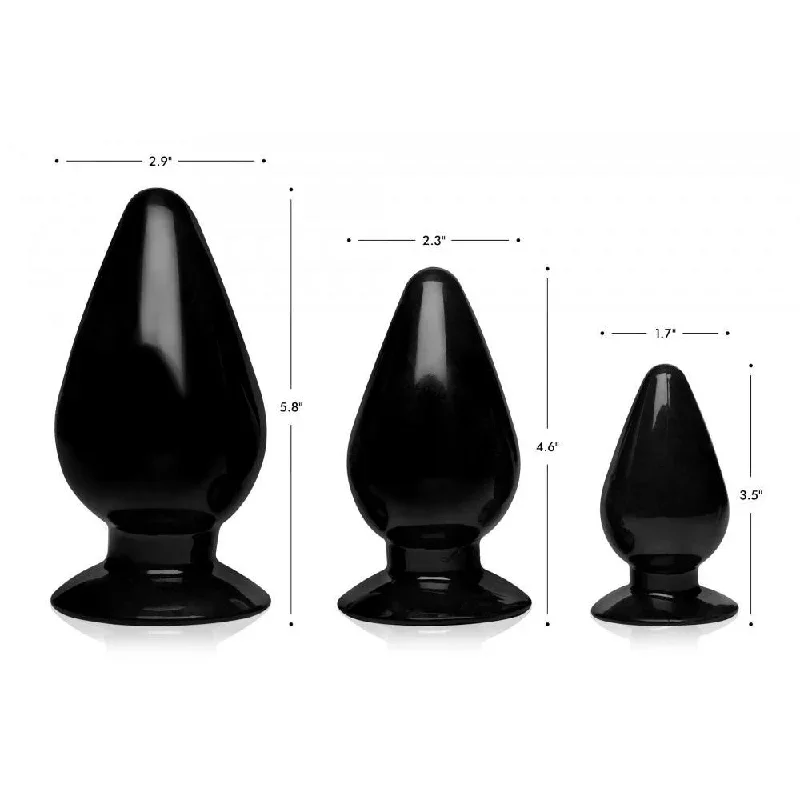 triple-cones-3-piece-anal-plug-set