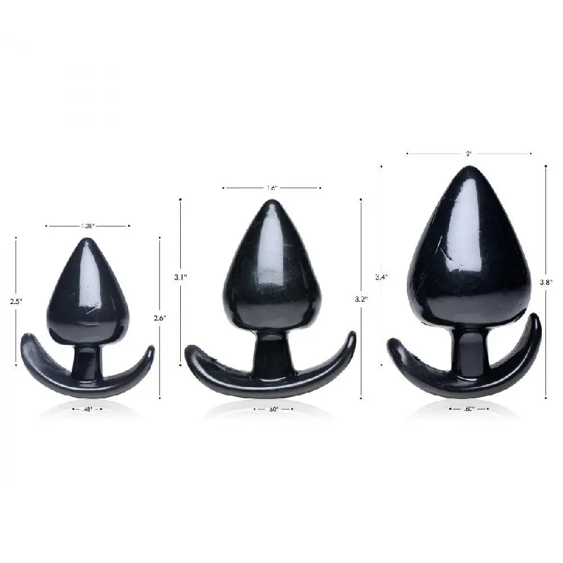 triple-spades-3-piece-anal-plug-set