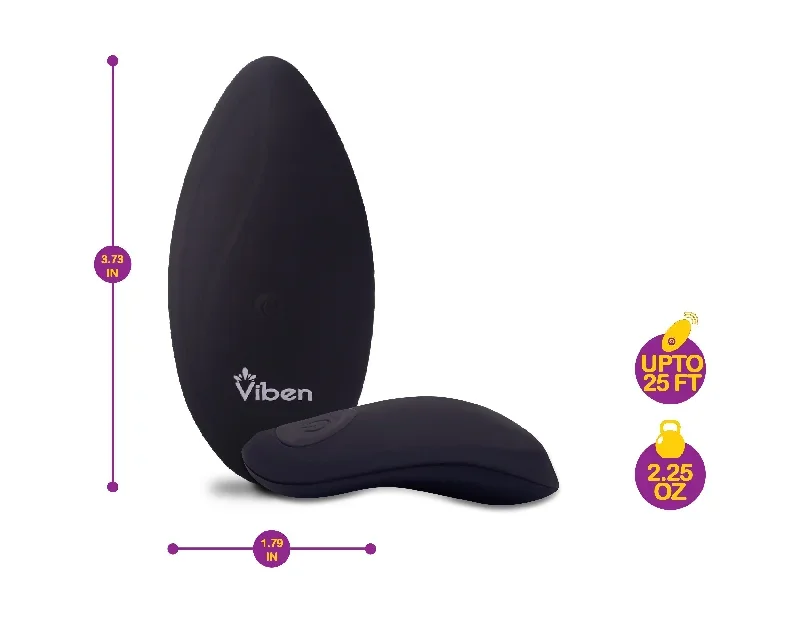 Viben Racy Wearable Clitoral Vibrator with Remote Control