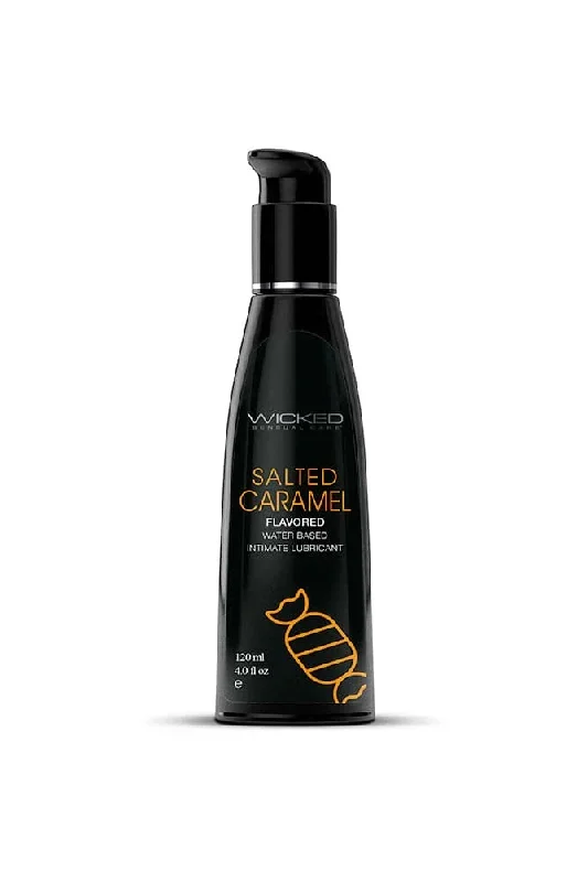 Wicked Sensual Care - Aqua Flavoured Lubricant - Salted Caramel - 4oz