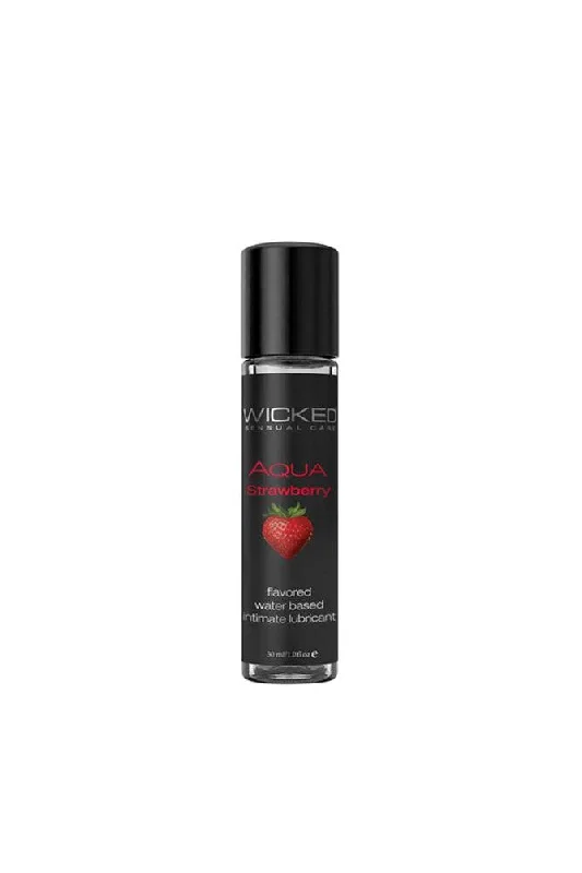 Wicked Sensual Care - Aqua Flavoured Lubricant - Strawberry - 1oz