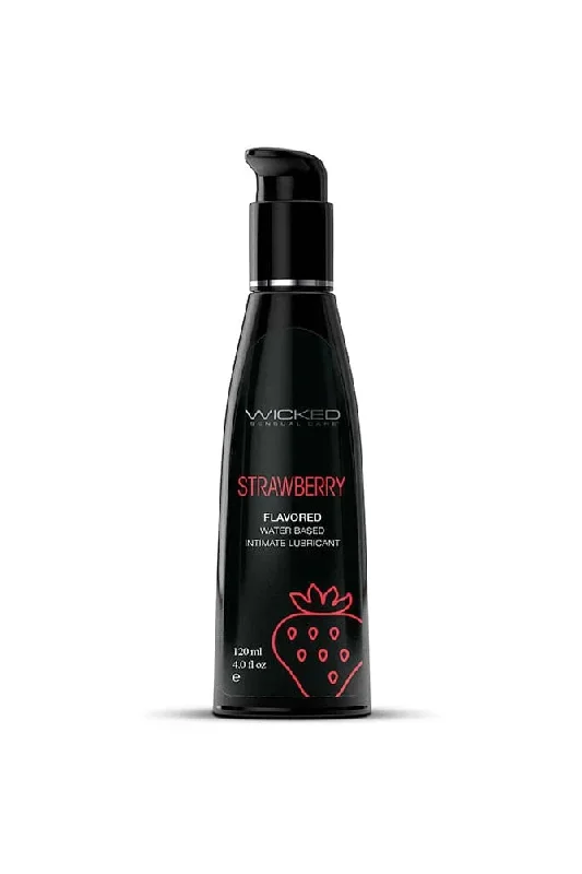 Wicked Sensual Care - Aqua Flavoured Lubricant - Strawberry - 4oz