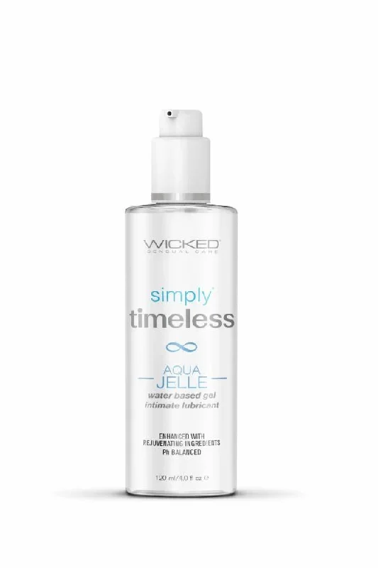 Wicked Sensual Care - Simply Timeless - Aqua Jelle Water Based Gel Lubricant - 4oz