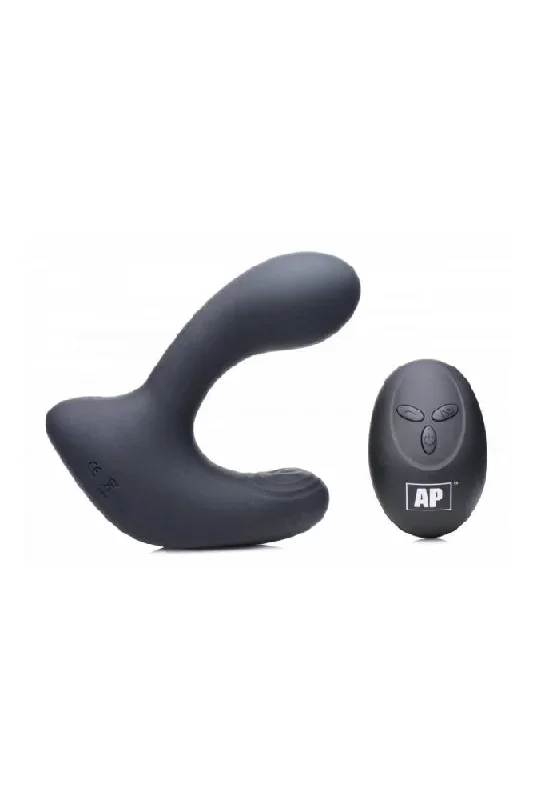 XR Brands - Alpha-Pro - 10X P-Pulse Prostate Massager - Black