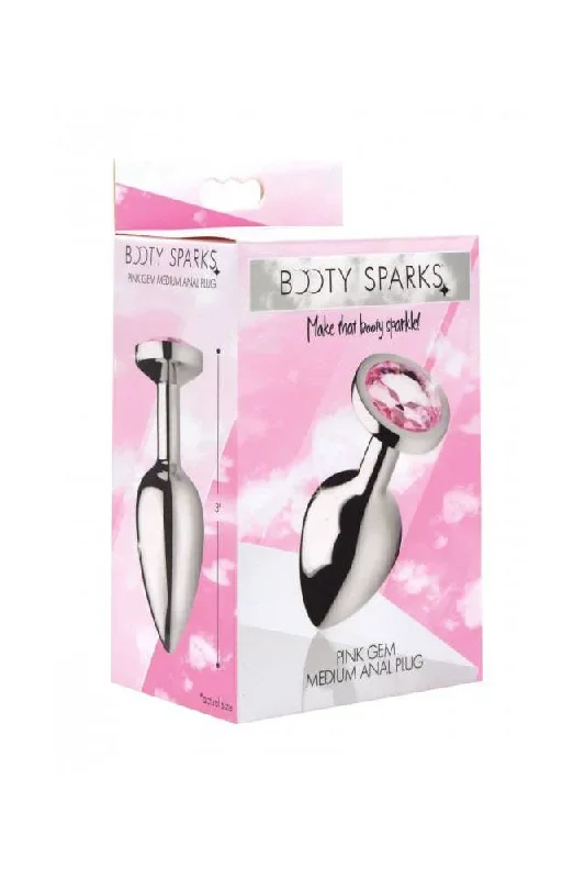 xr-brands-booty-sparks-pink-gem-anal-plug-medium